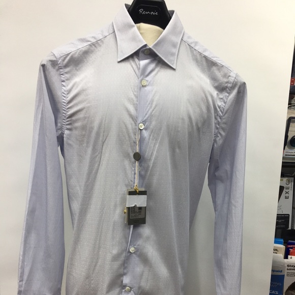 canali slim fit dress shirt